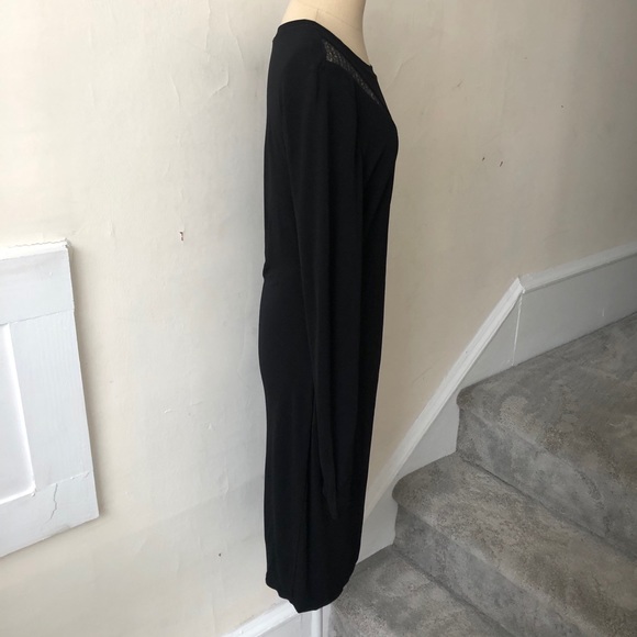 SOLD Elie Tahari Saniya Lace Shoulder Jersey Dress EUC - Picture 6 of 9